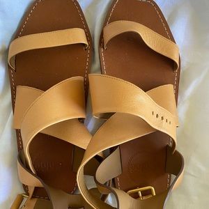 Chloe Nude Strap Sandals